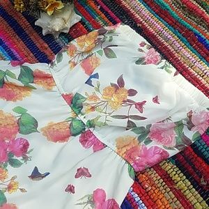 Bluebird and Butterfly Maxi Dress